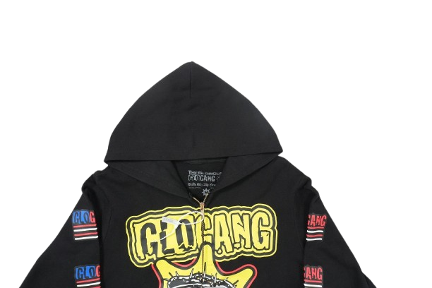 Glo Gang zip up hoodie