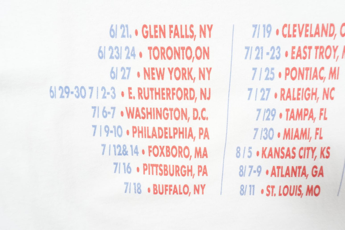تيشيرت ذا هو - "الأطفال بخير" من جولة عام ١٩٨٩