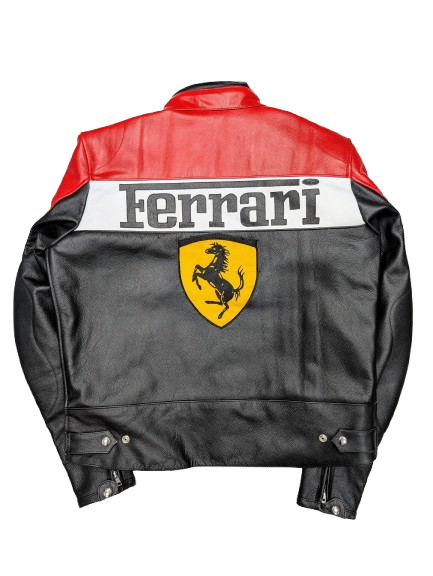 VIntage Ferrari Racing Leather Jacket