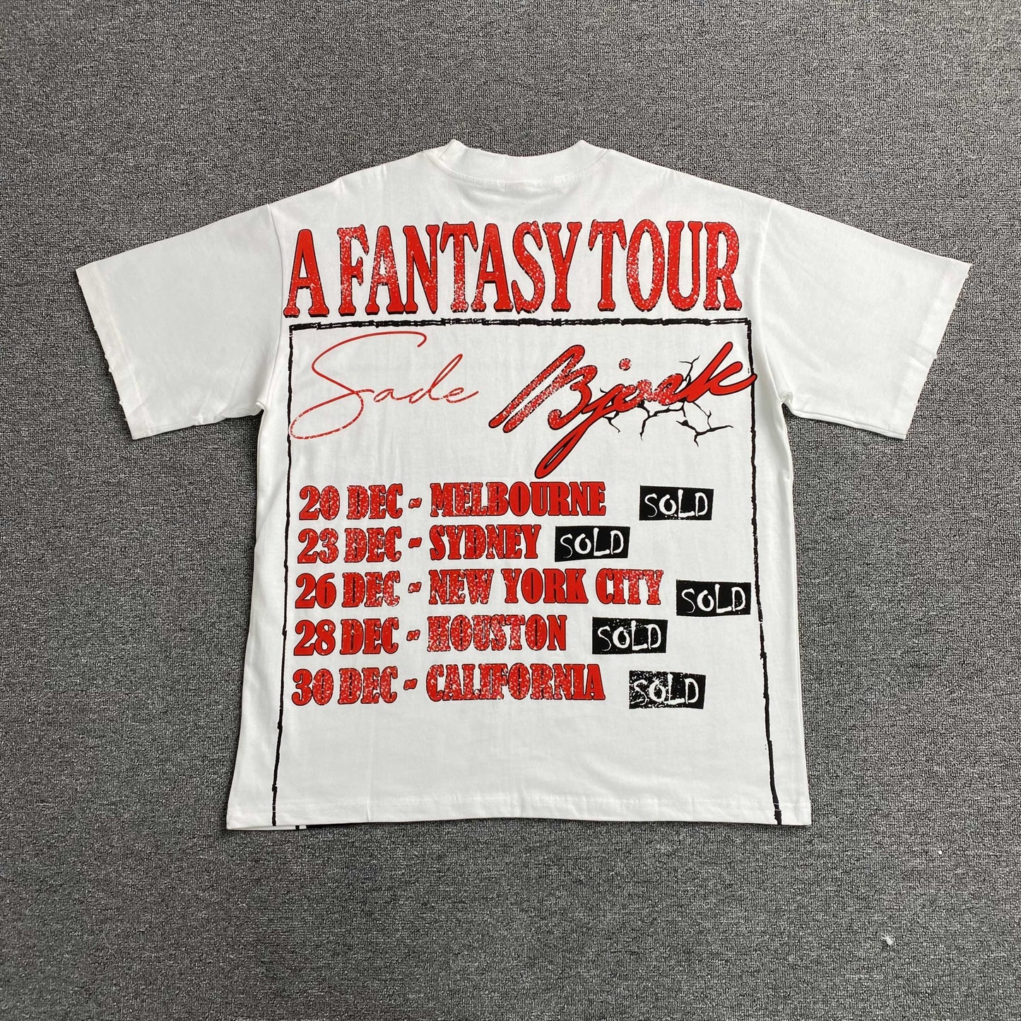 تيشيرت Vale "Dreams Tour" - Sade &amp; Björk Graphic