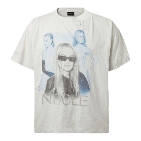 Boxy Nicole Blanc tee