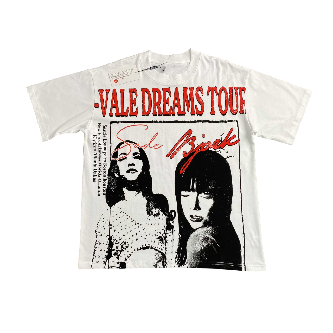 تيشيرت Vale "Dreams Tour" - Sade &amp; Björk Graphic