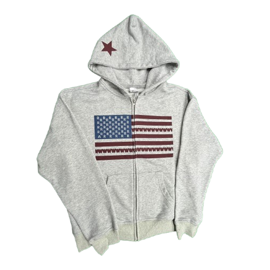 USA zip up hoodie