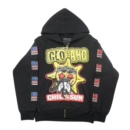 Glo Gang zip up hoodie
